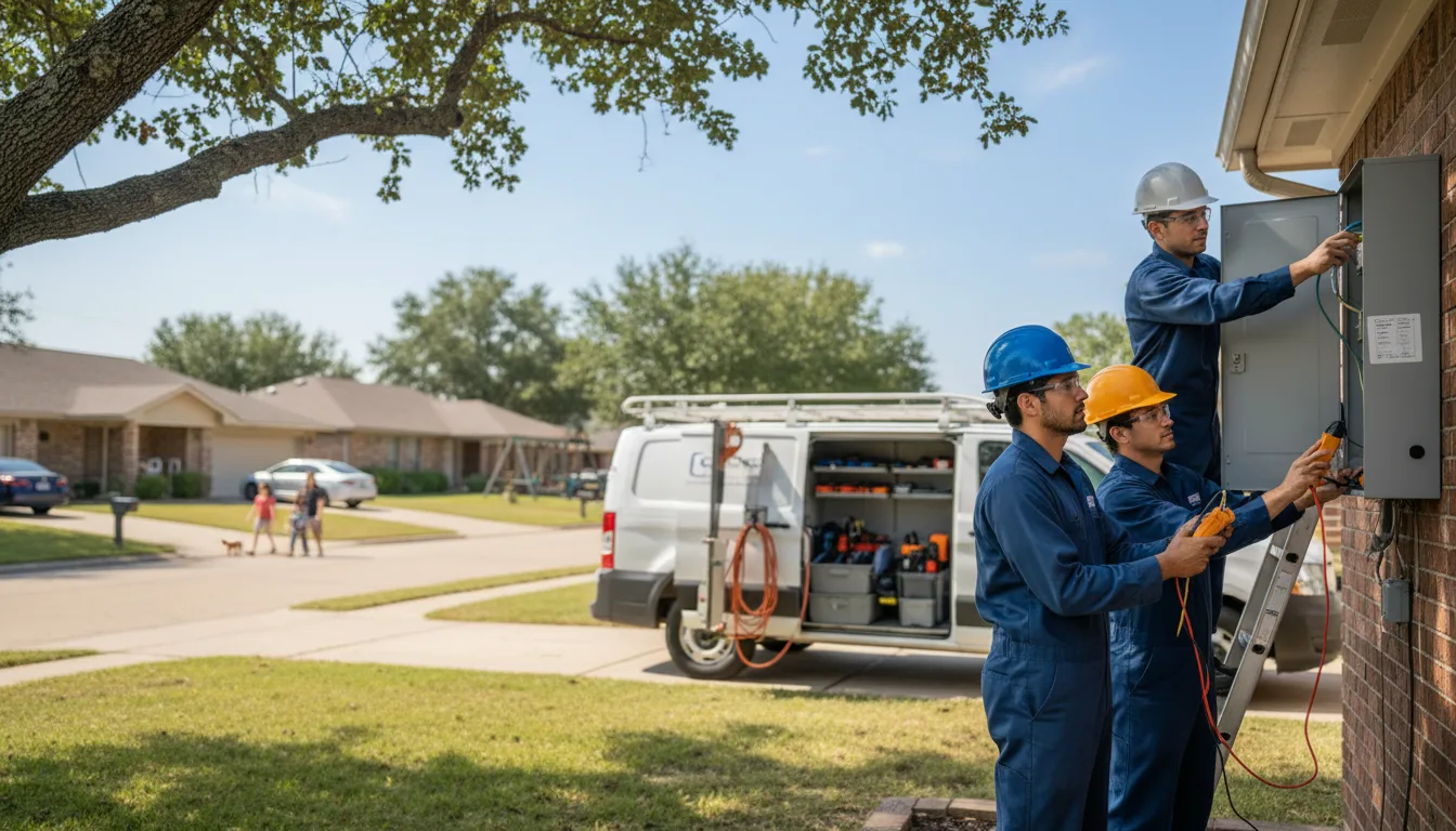 Certified electrician providing emergency electrical services in Leivasy, WV